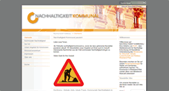 Desktop Screenshot of nachhaltigkeit-kommunal.eu